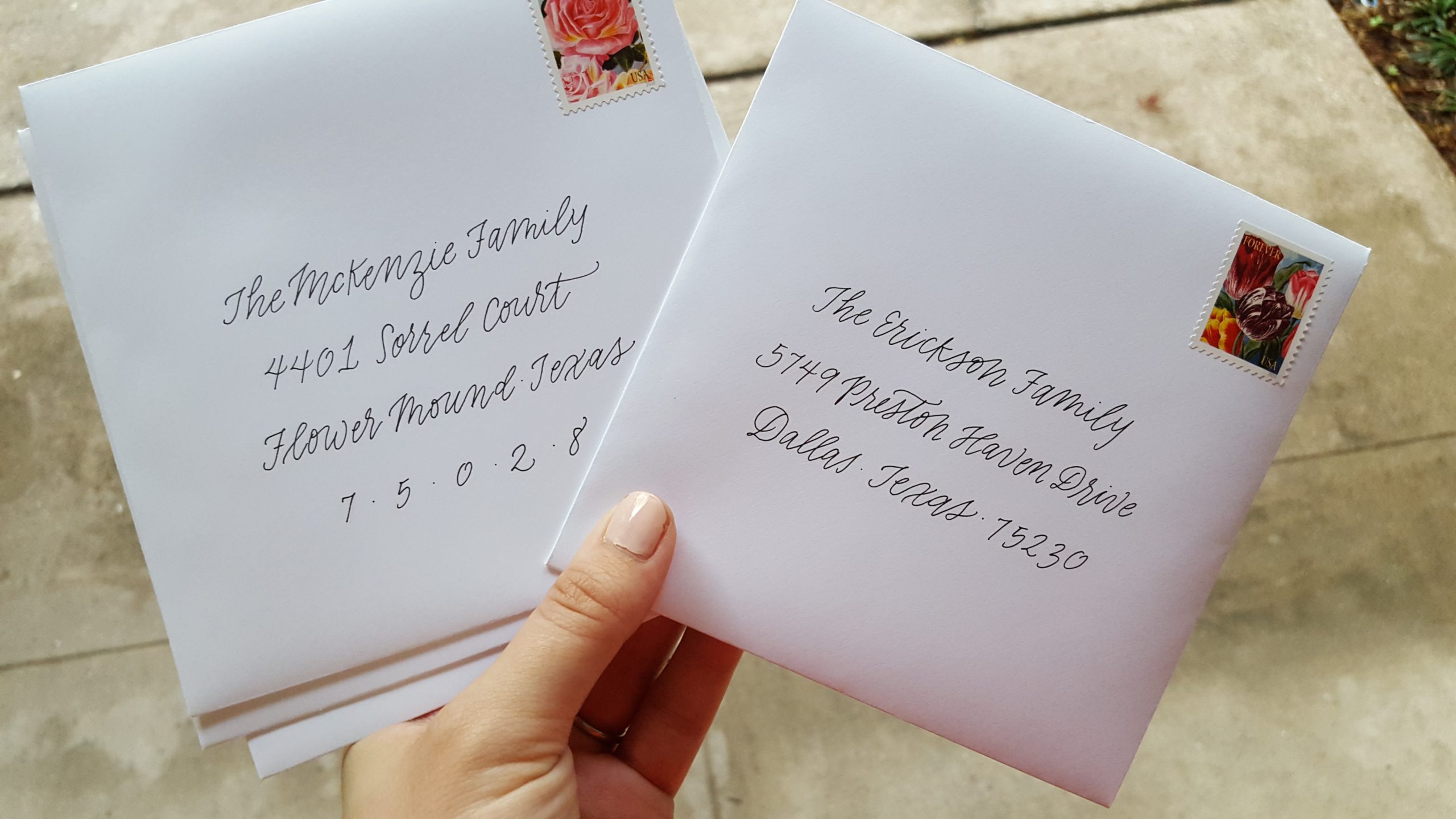 Sarah Ann Design | Custom Envelope Addressing