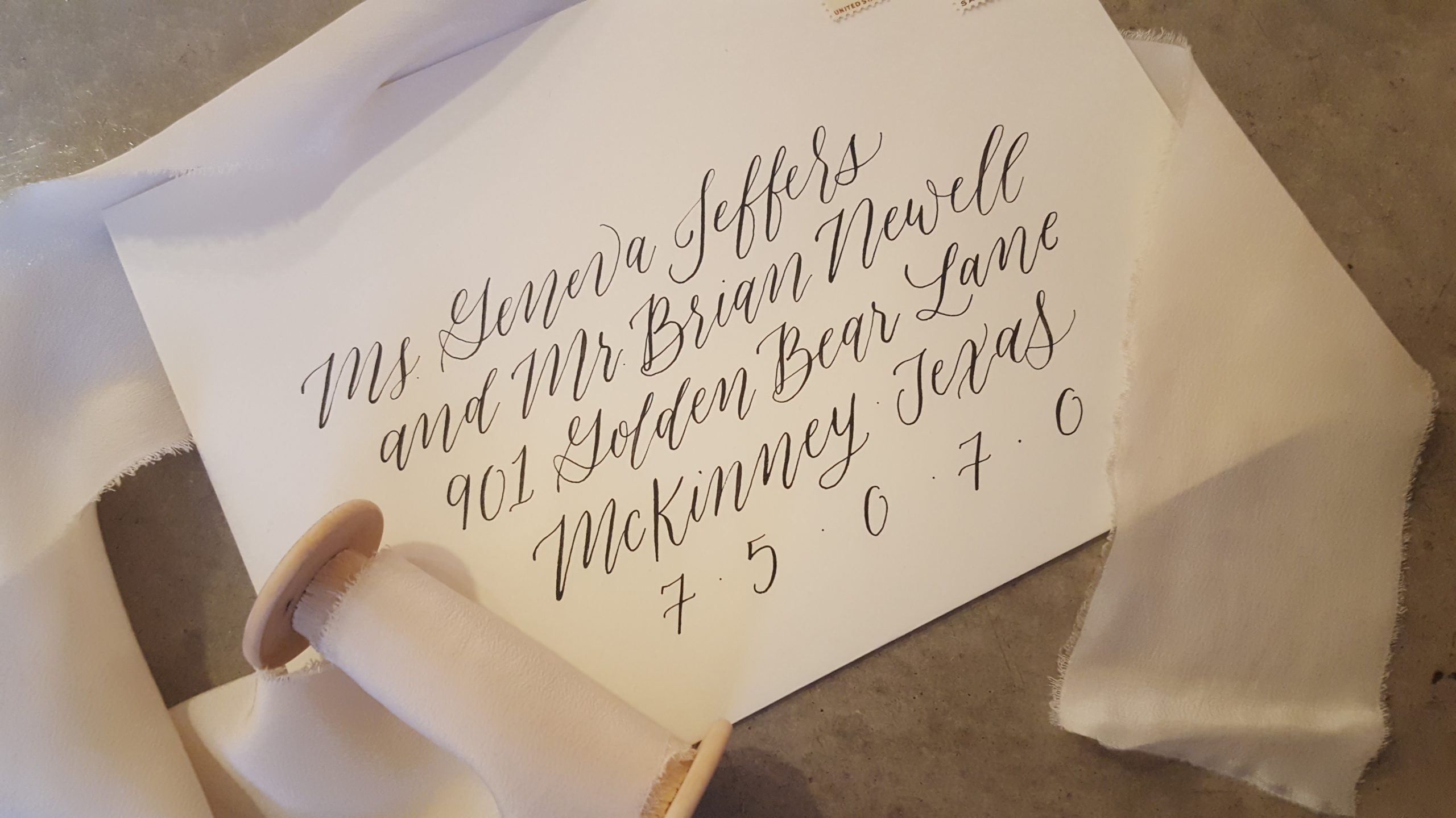 Dallas Wedding Calligrapher | Classic Envelopes by Sarah Ann Design