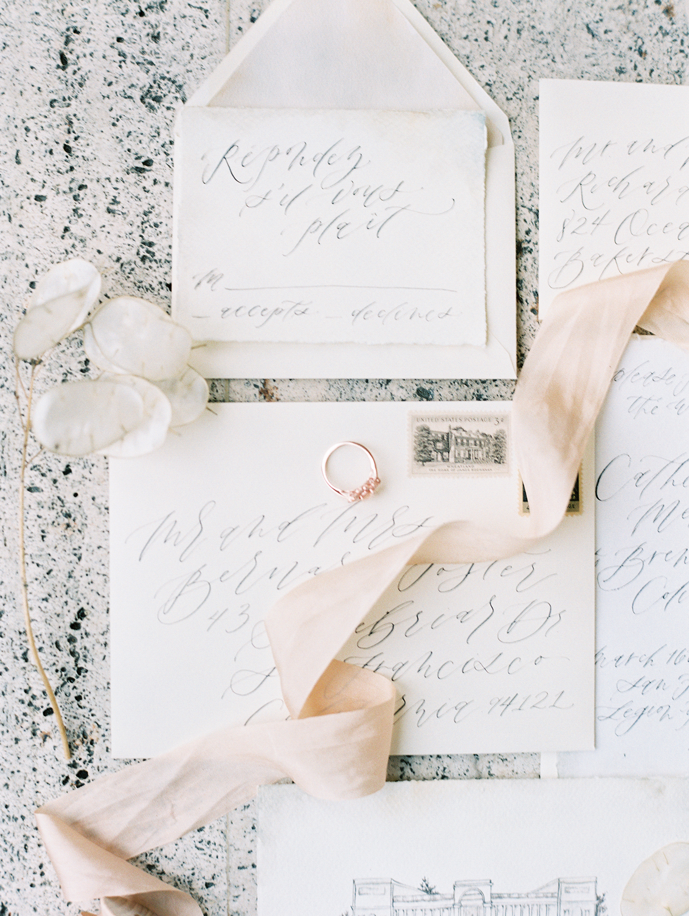 Fine Art Wedding Calligraphy // Sarah Ann Design