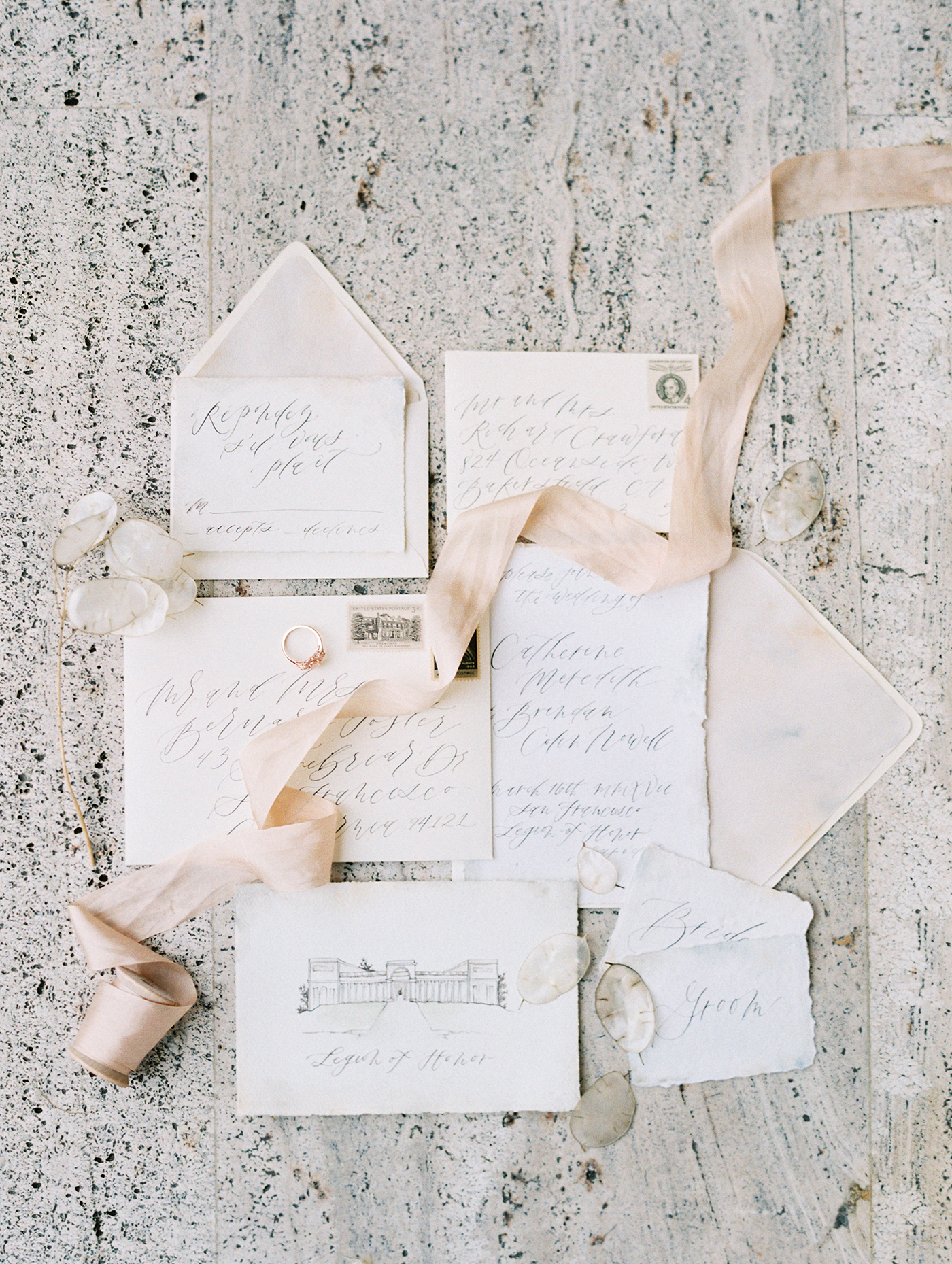 Fine Art Wedding Calligraphy // Sarah Ann Design