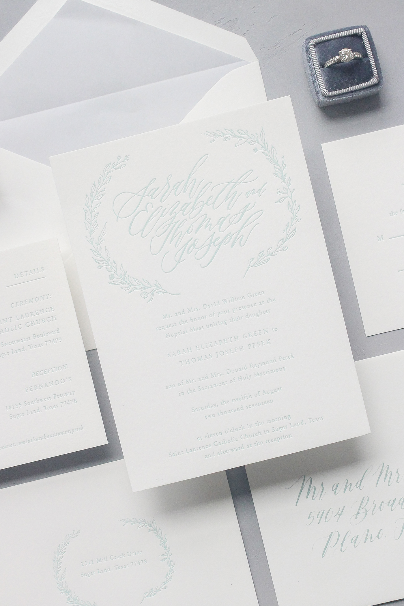 Sarah Ann Design | Wedding Invitation Design: Semi-Custom