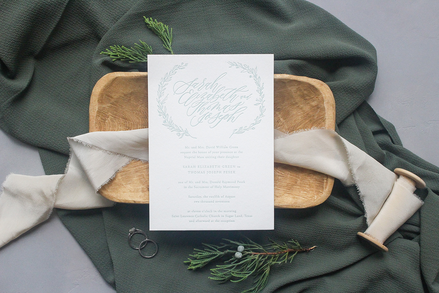 Sarah Ann Design | Wedding Invitation Design: Semi-Custom