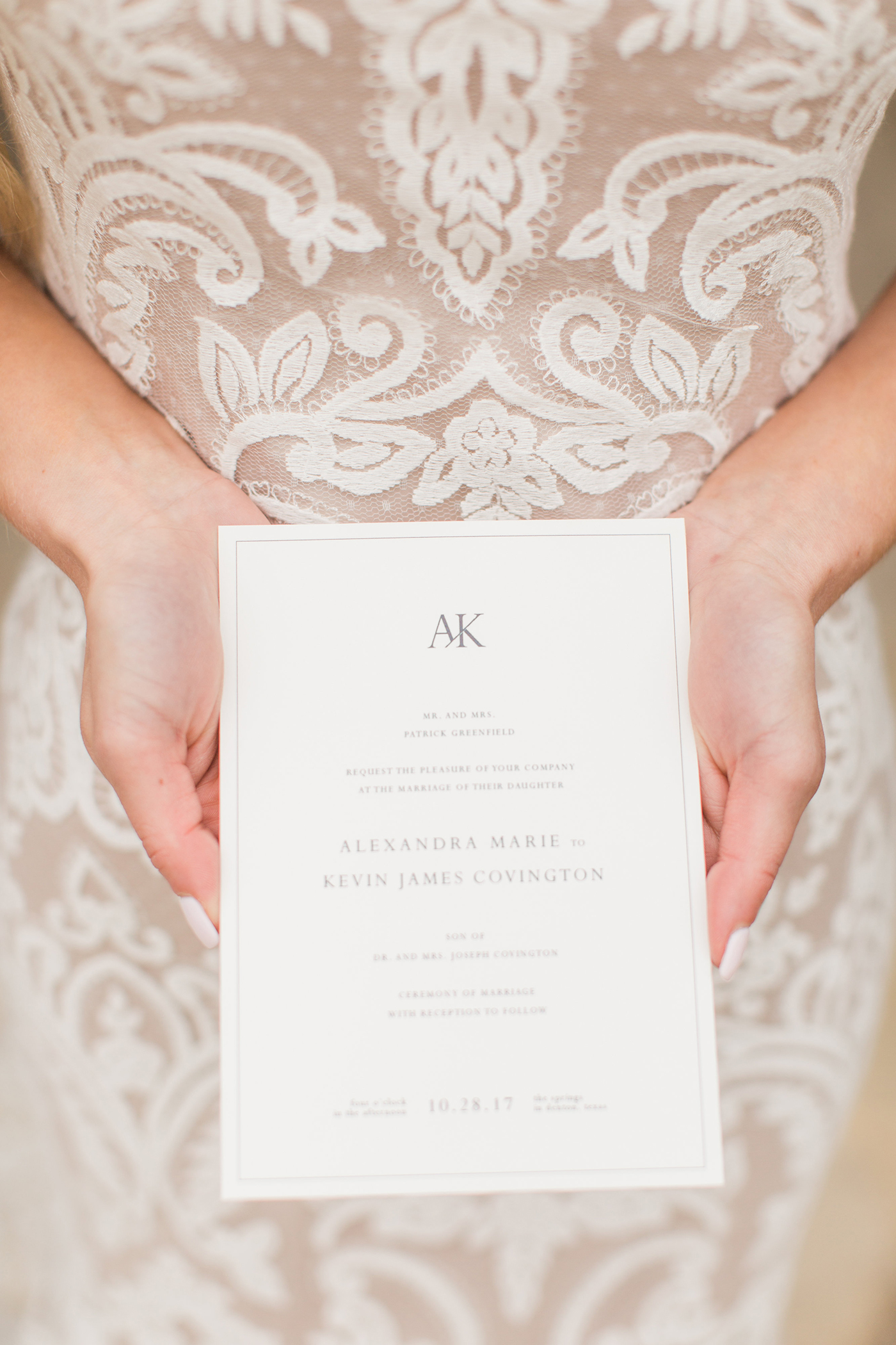 Wedding Invitation Design | Sarah Ann Design: Featured in Brides of North Texas