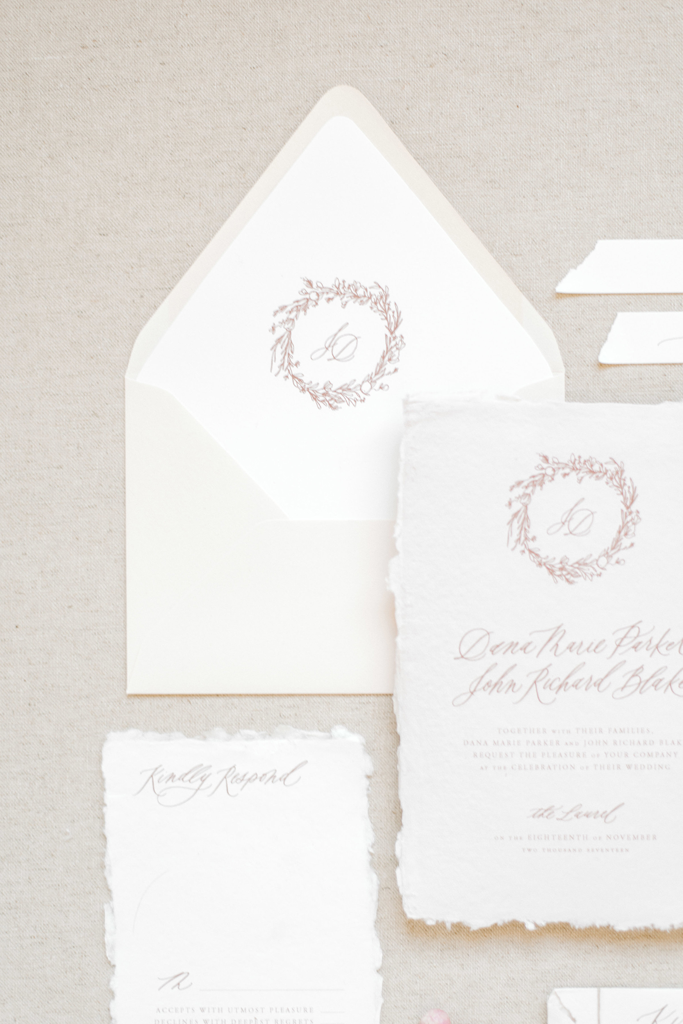 Custom Wedding Stationery Design - Sarah Ann Design