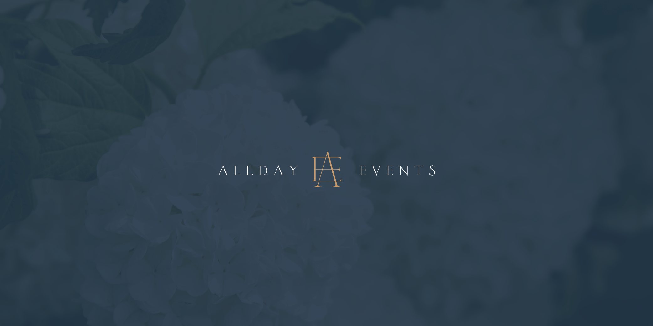 Wedding Planner Branding Design: Allday Events | Sarah Ann Design