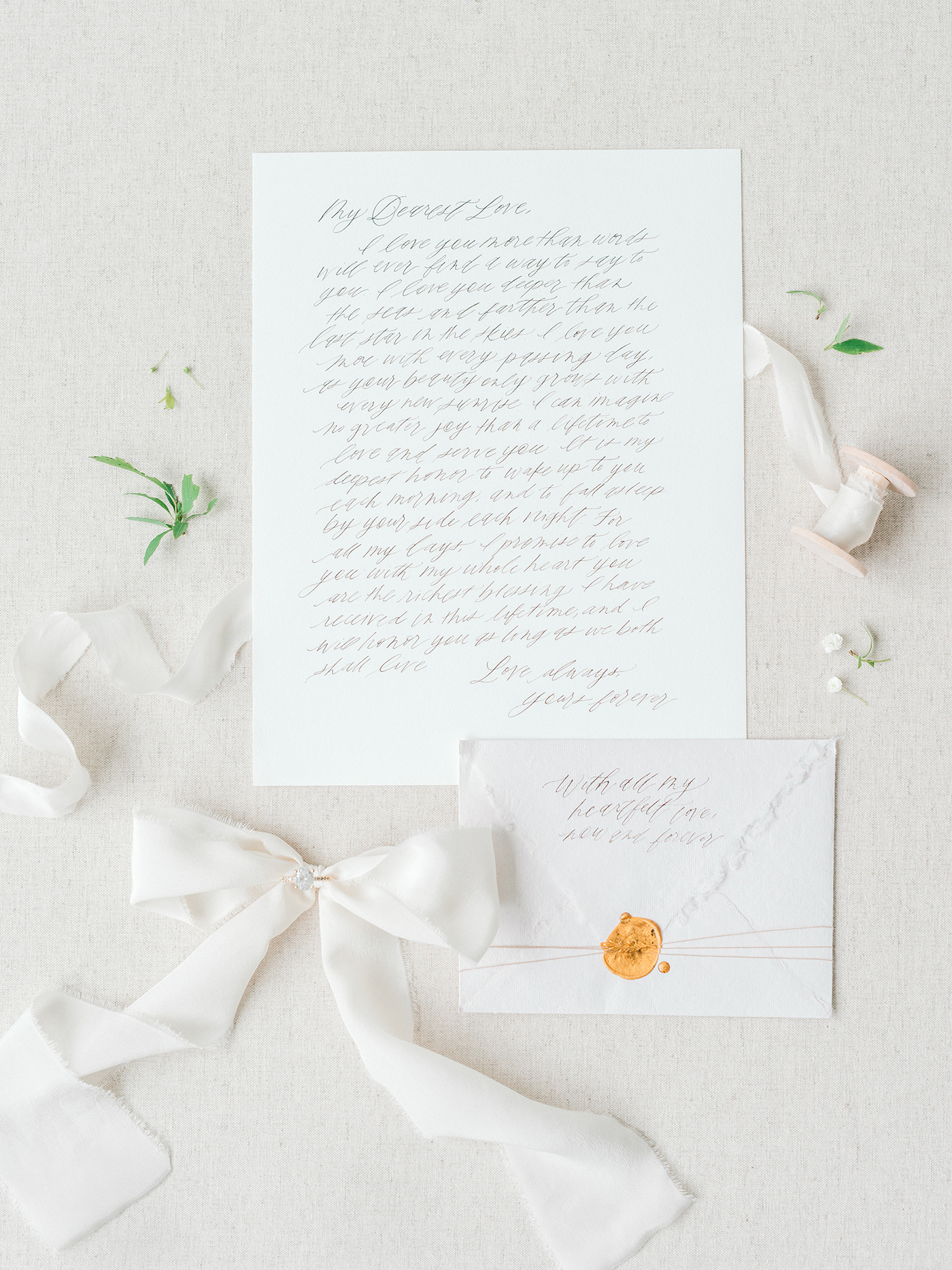 Sarah Ann Design - Custom Wedding Calligraphy