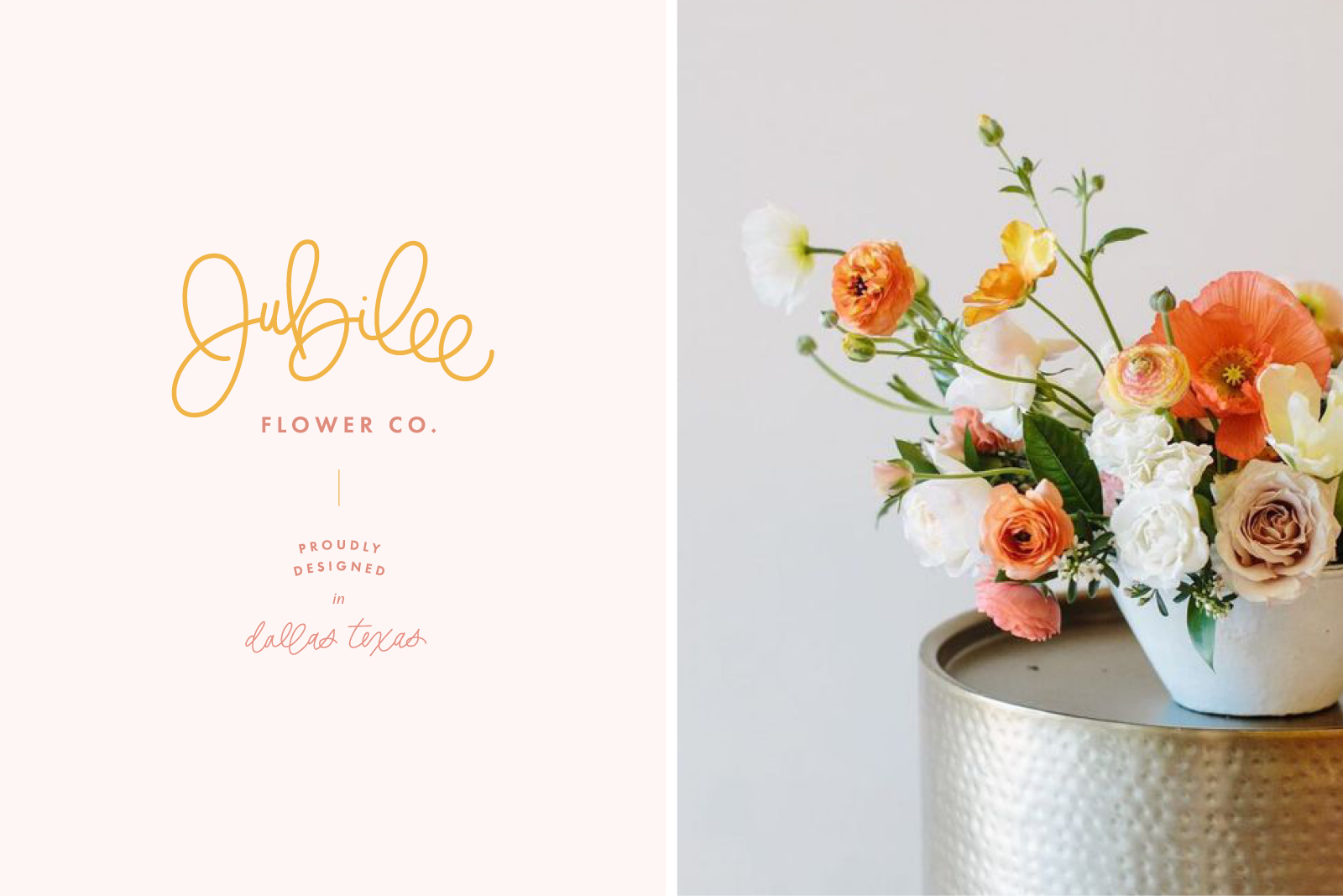 Floral Designer Logo and Brand Design | Floral Designer Website Design on Showit // Sarah Ann Design