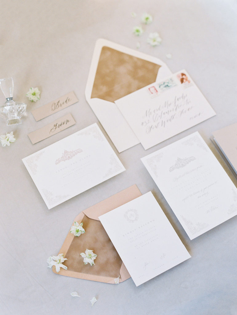 Luxury Wedding Stationery Design - Sarah Ann Design - Style Me Pretty Feature