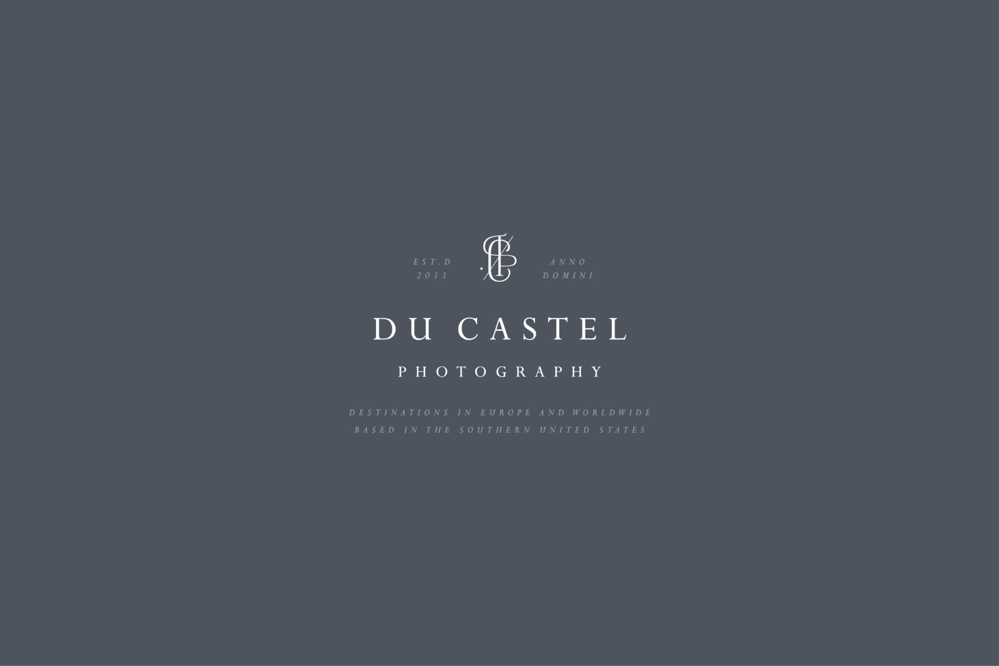 Wedding Photographer Branding: Du Castel Photography by Sarah Ann