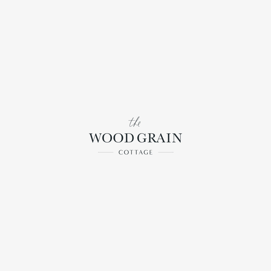 The Wood Grain Cottage - Interior Design Blog - Logo Design Branding - Sarah Ann Design