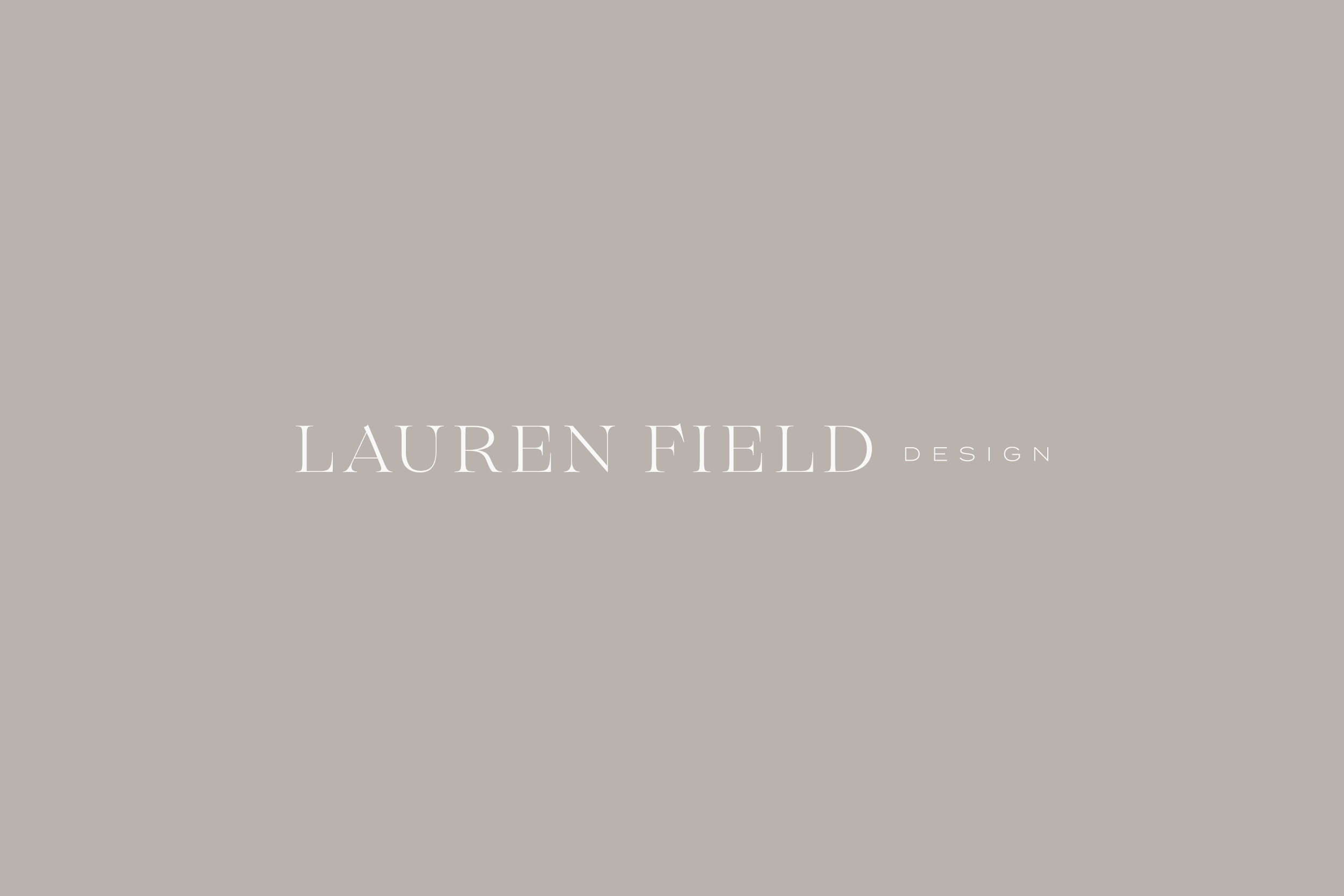 Elevated Custom Brand Design for Wedding Stylist Lauren Field Design | Sarah Ann Design