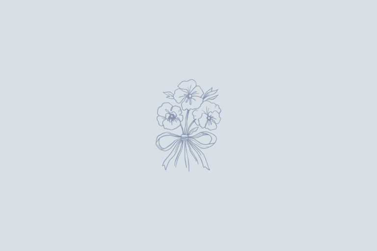 Branding: Blue Pansy Floral Design Co. | Sarah Ann Design