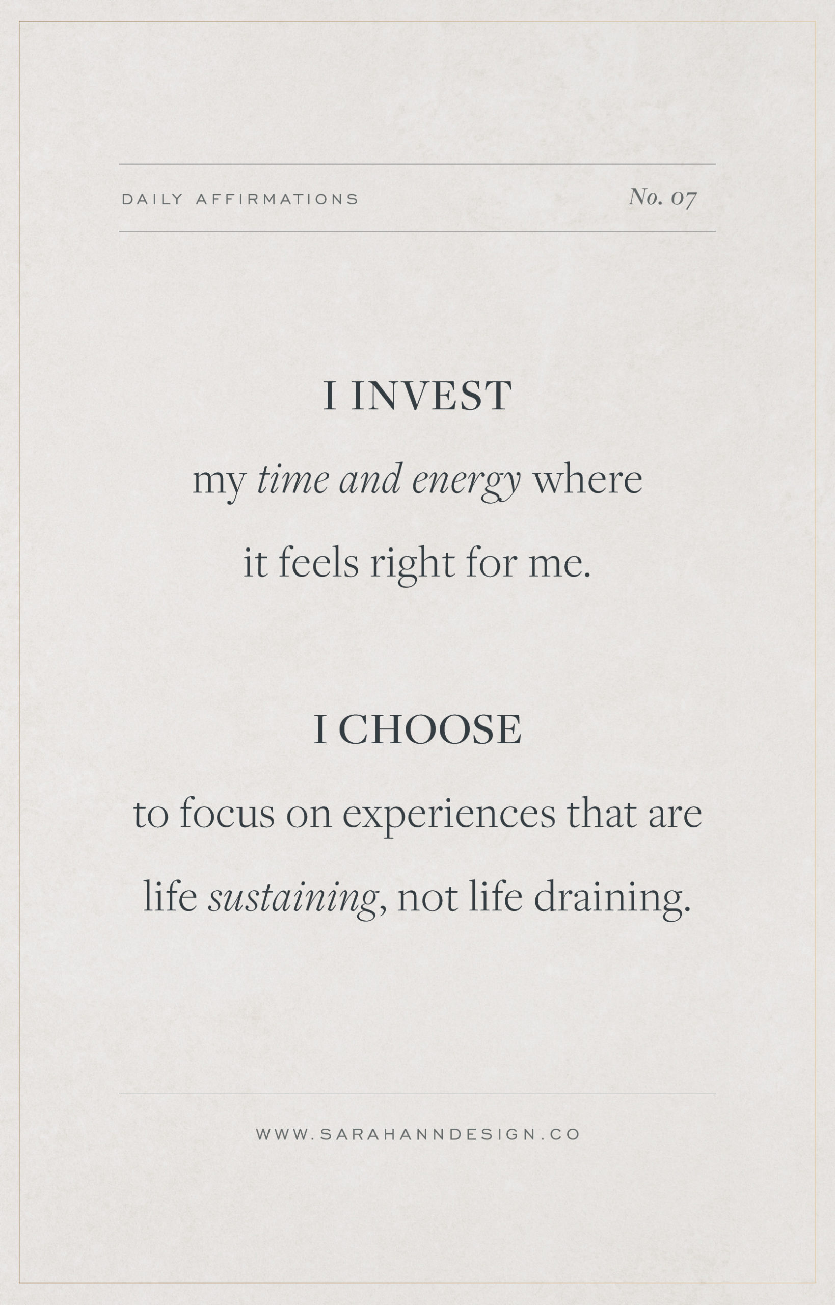Affirmations for Creatives // 23 Daily Affirmations for Creative Inspiration // Sarah Ann Design