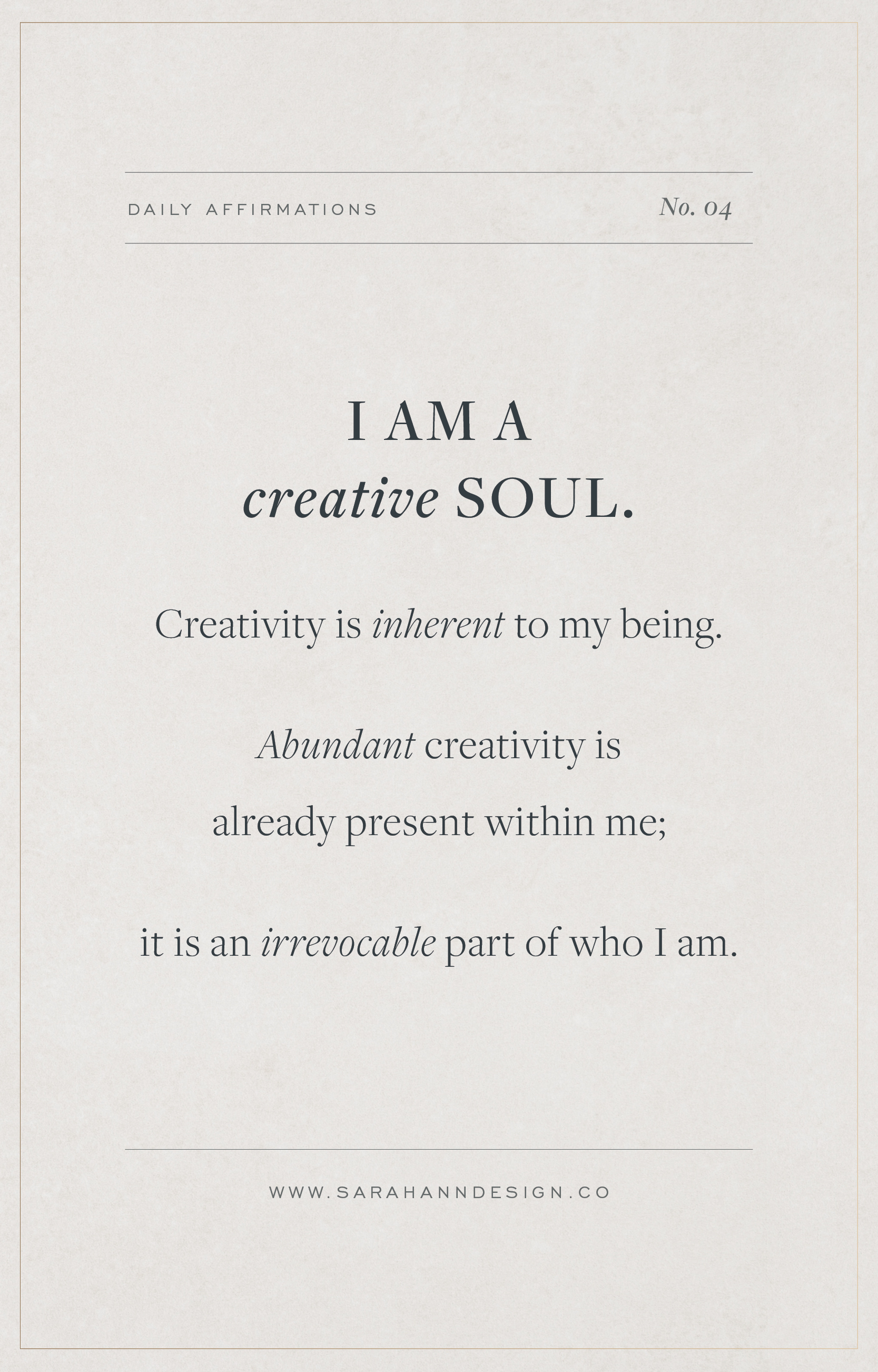 Affirmations for Creatives // 23 Daily Affirmations for Creative ...