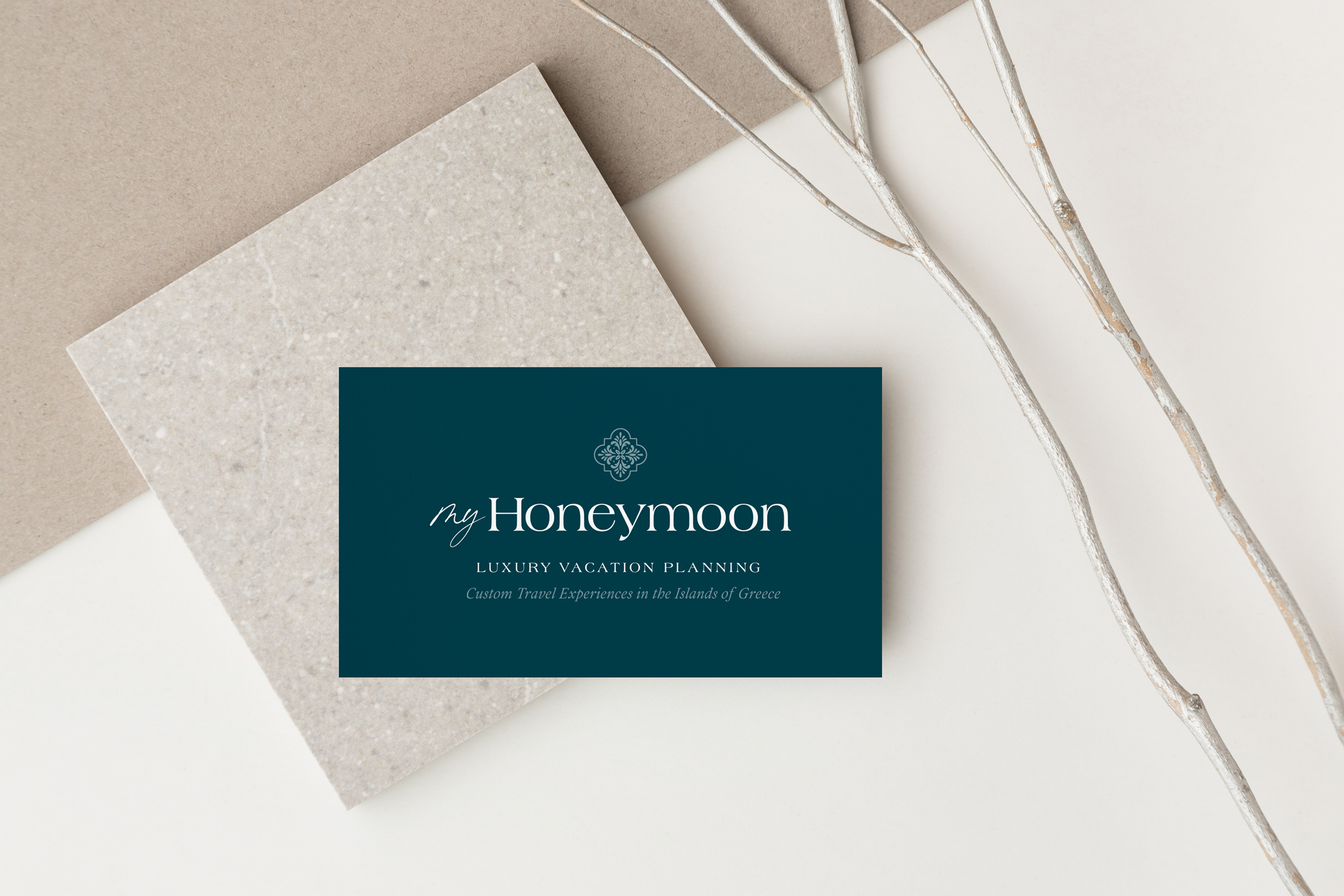 Luxury Travel Brand Design for myHoneymoon // Travel Planner in Greece