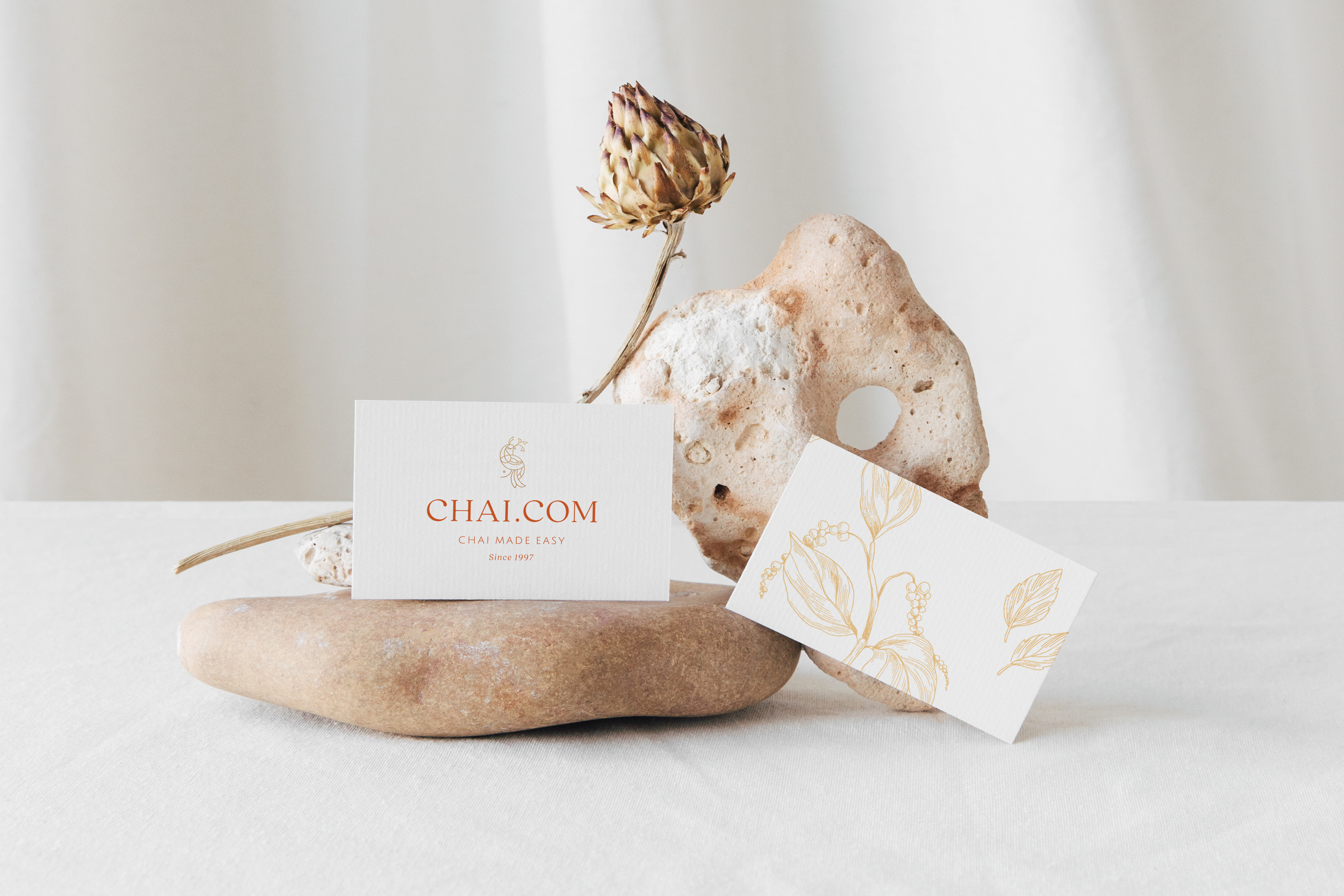 Chai.com | Modern Chai Tea Brand Design and Packaging by Sarah Ann Design
