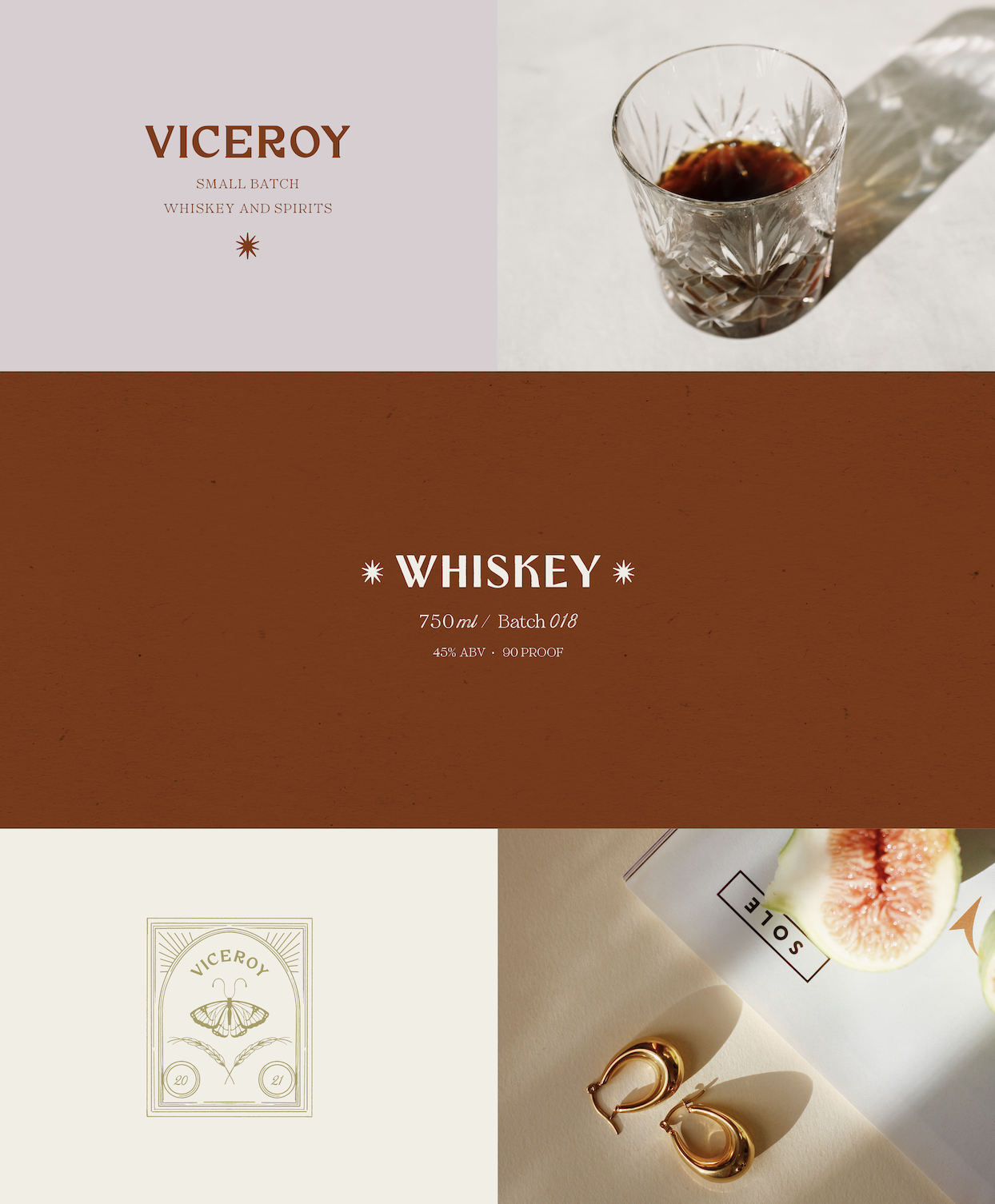 Brand Design // Viceroy Whiskey Distillery by Sarah Ann Design