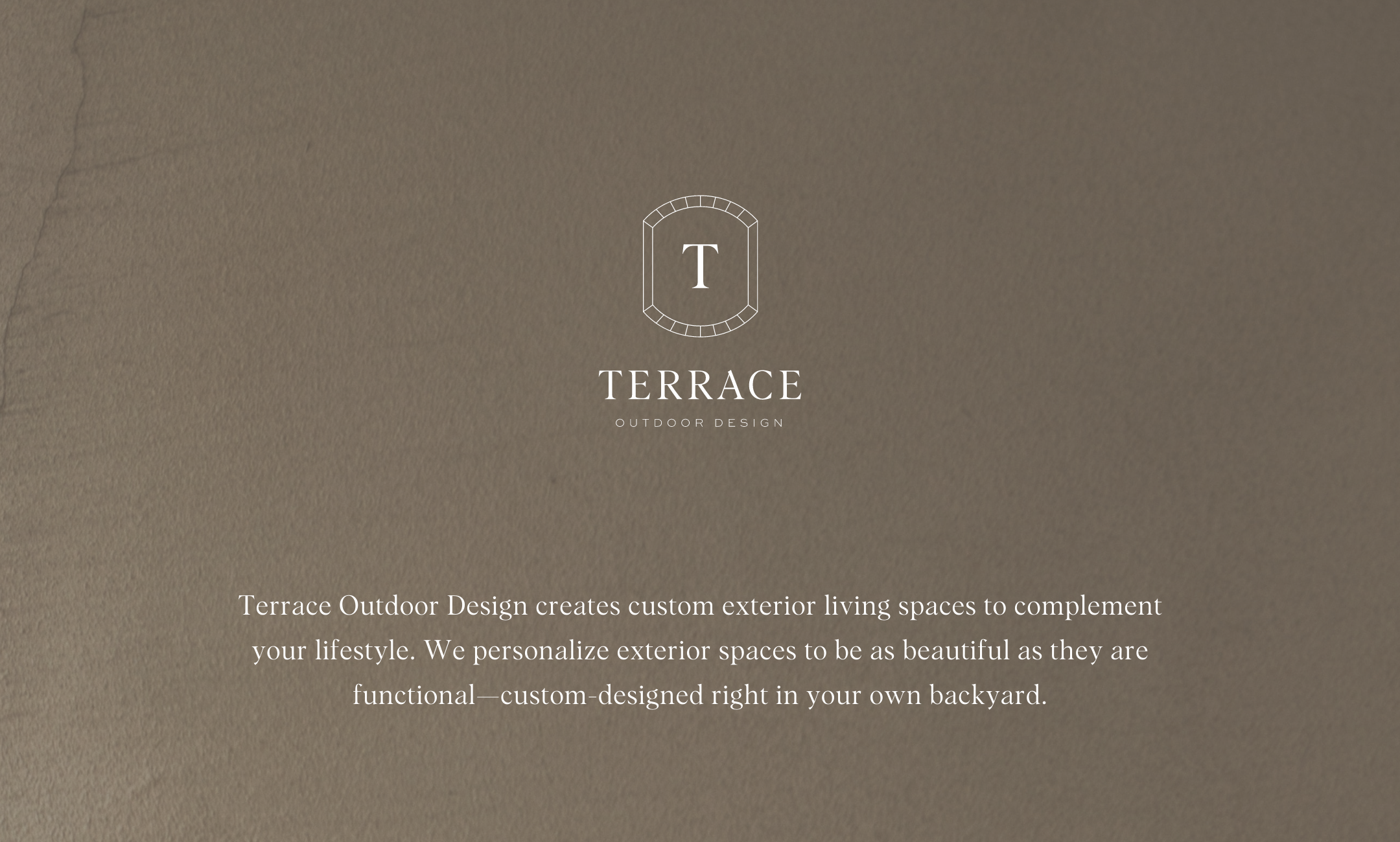 Terrace Outdoor Design | Architecture Logo & Brand Design by Sarah Ann Design