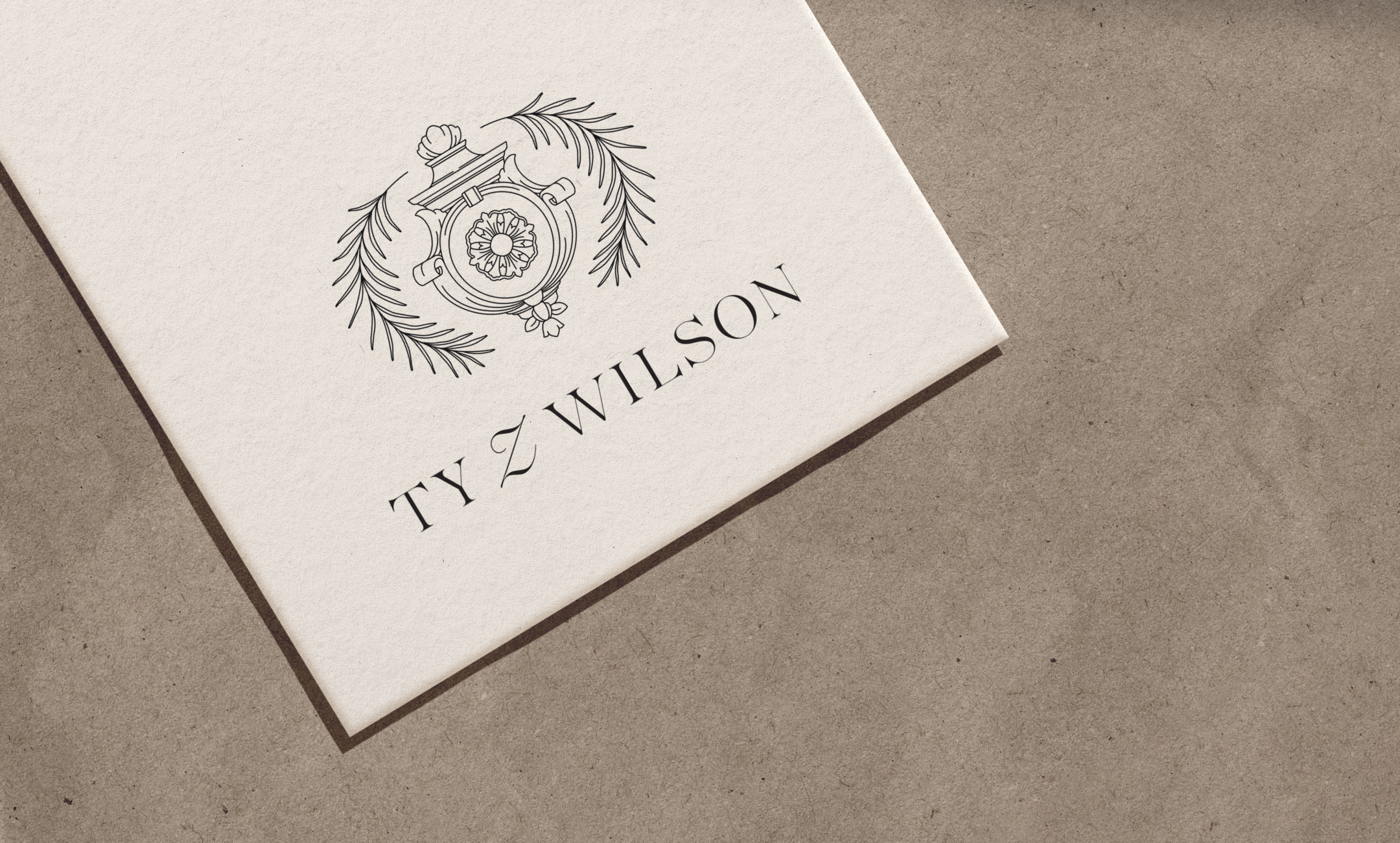 Ty Z Wilson - Luxury Wedding Photographer Brand Design - Branding by Sarah Ann Design