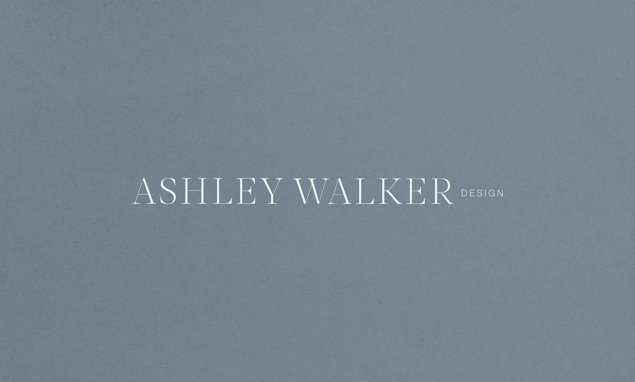 Ashley Walker - Interior Designer Logo Design by Sarah Ann Design