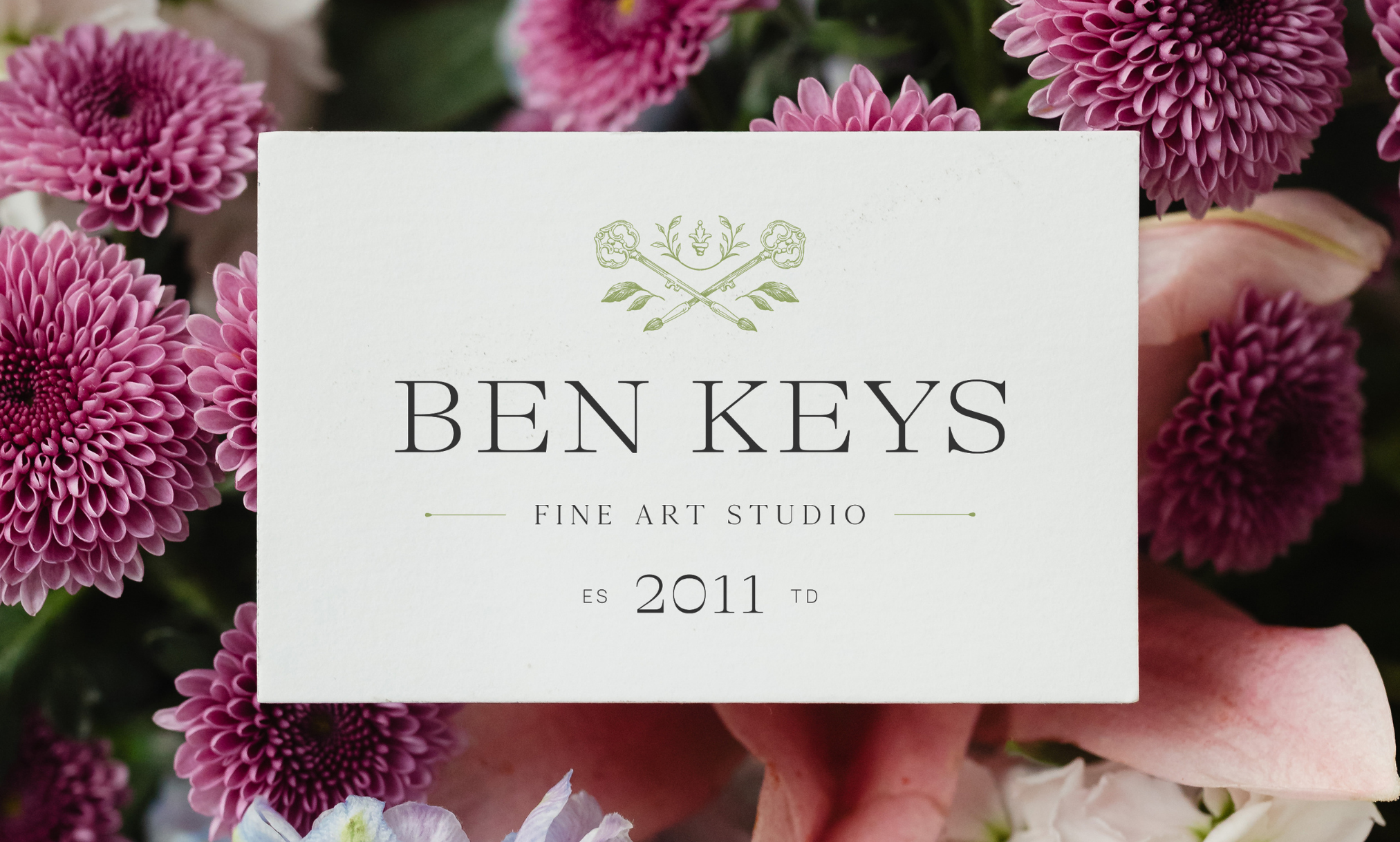Brand Design for Live Wedding Painter Artist | Ben Keys Fine Art Studio