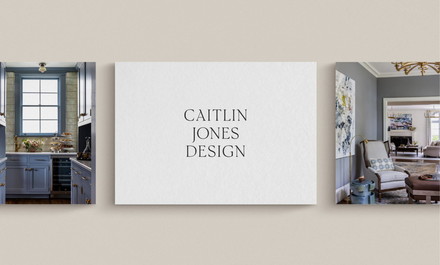 Interior Designer Brand Identity for Caitlin Jones Design