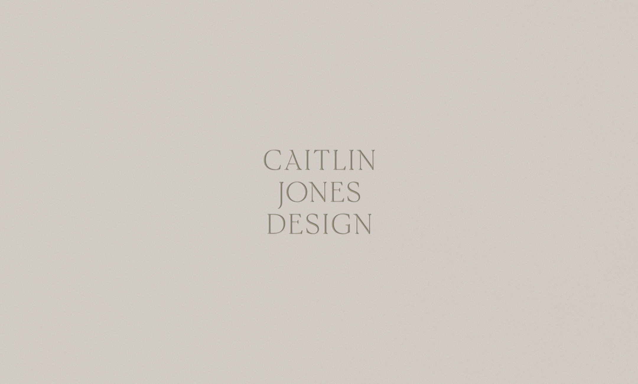 Interior Designer Brand Identity | Logo by Sarah Ann Design - Embossed Logo