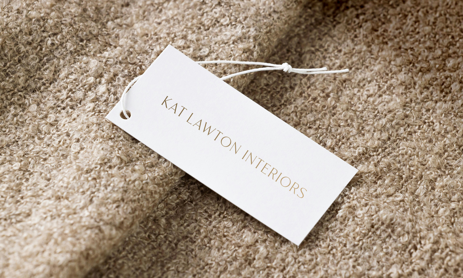 Kat Lawton - Timeless Classic Interior Designer Brand - Branding by Sarah Ann Design