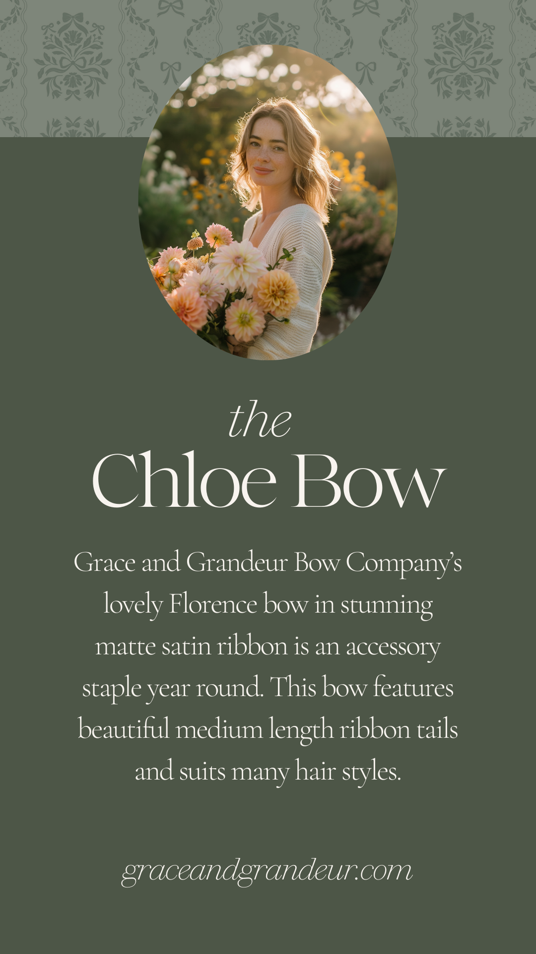 Mobile Design - Grace & Grandeur Bow Company - Sarah Ann Design