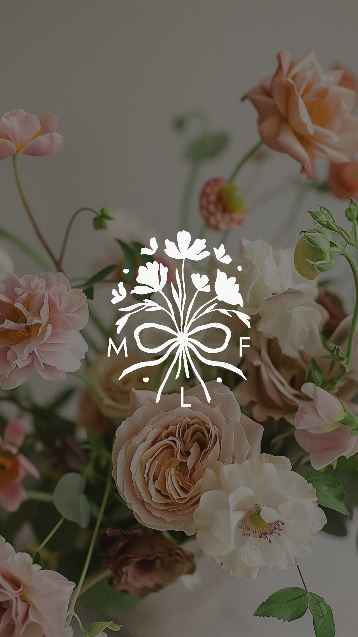 French Floral Garden Semi Custom Brand Design - Maison Leigh Fleur - by Sarah Ann Design