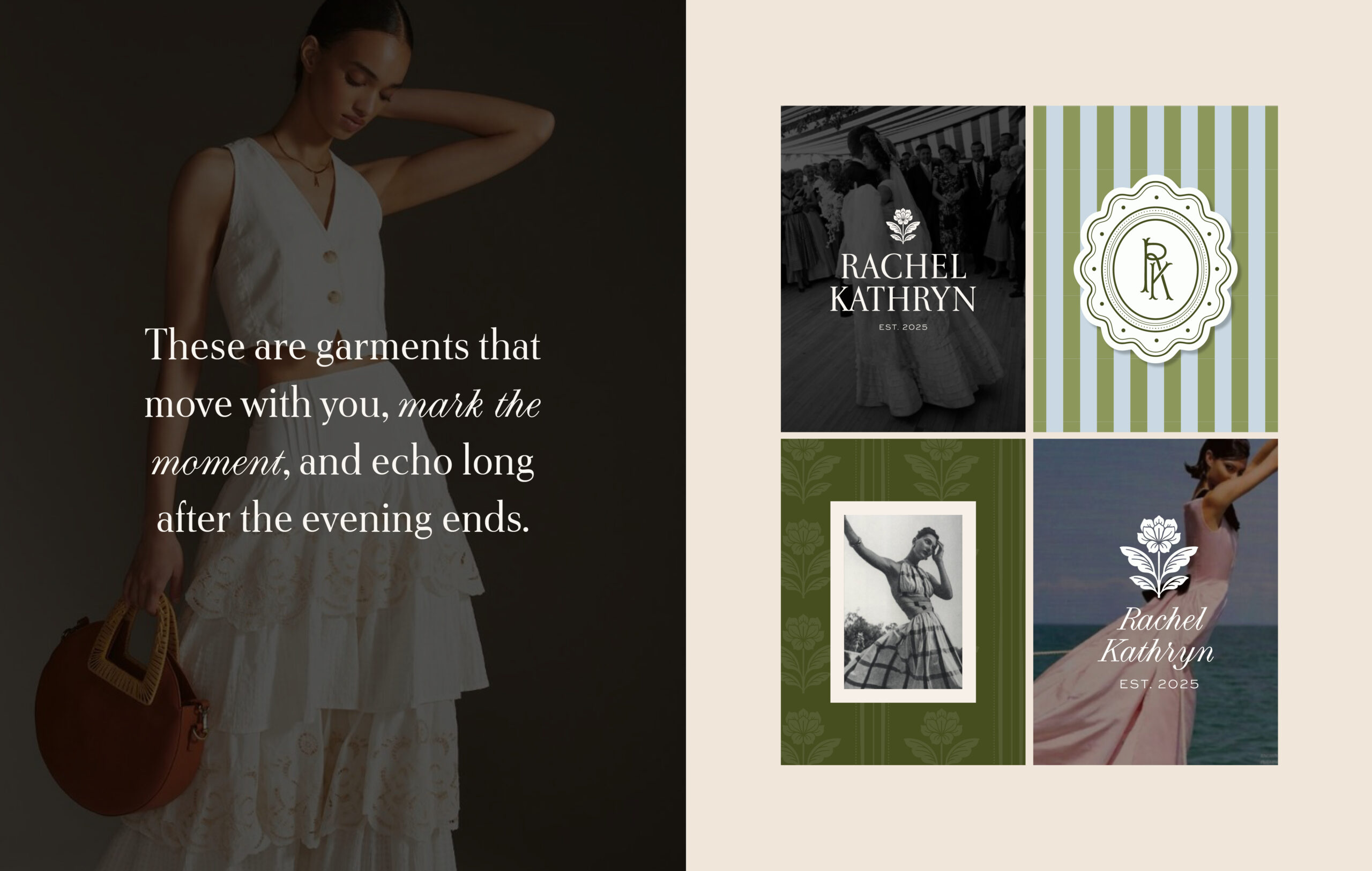 Rachel Kathryn - Feminine Classic Brand Design - Sarah Ann Design