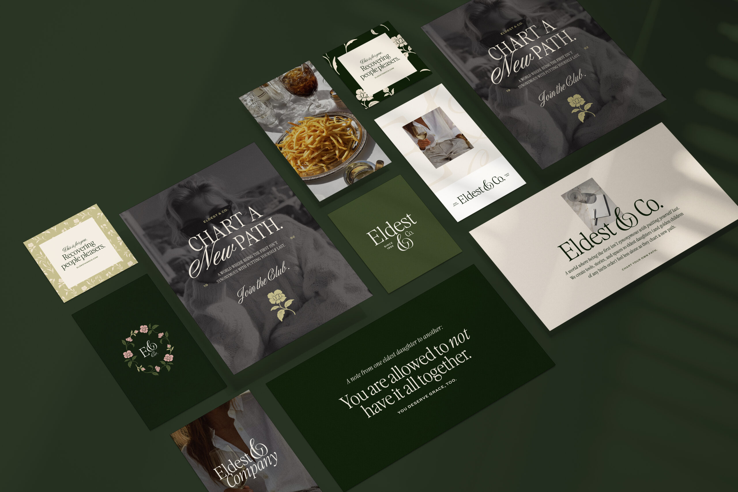 Sophisticated Brand Design for Eldest & Co. // Feminine Brand Identity
